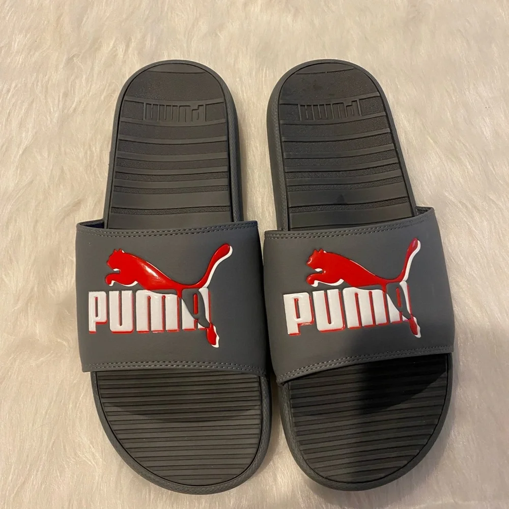 Puma Cool Cat Men’s Slide Sandals Like New. Tote OO - Picture 1 of 5